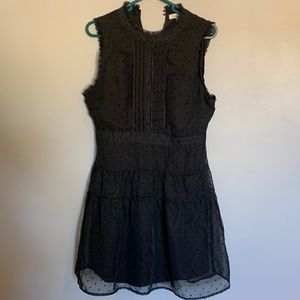 Francesca’s Boutique Black Textured Dress